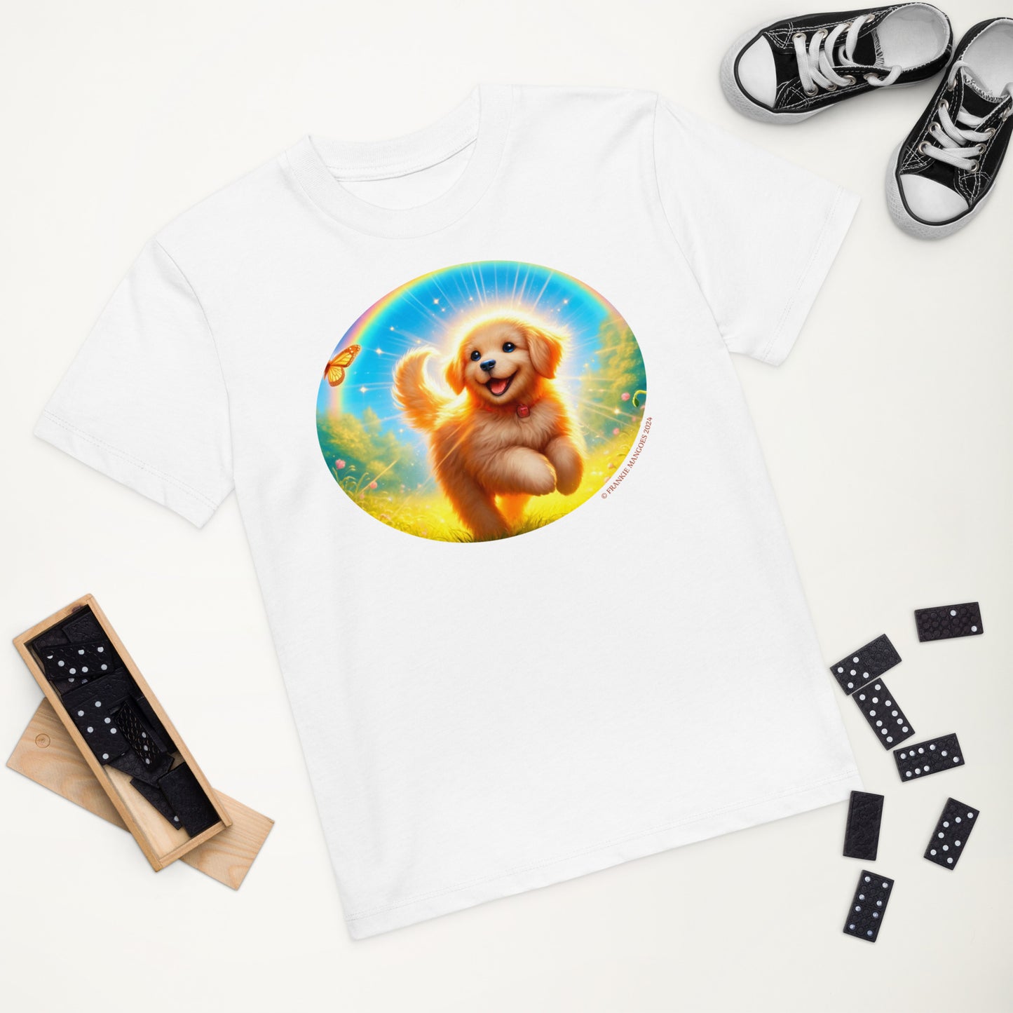 Golden Retriever - Cute Puppy - Kids Shirt